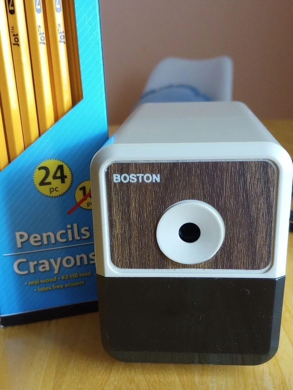 Vintage Electric Pencil Sharpener Boston Brand Model 18 Made In USA